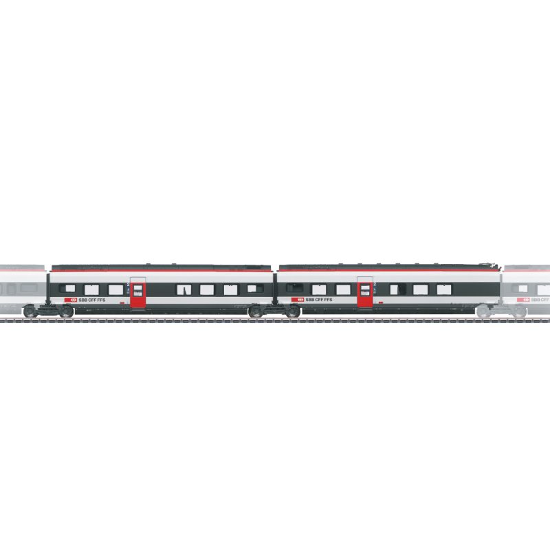 Märklin Add-On Car Set 2 for the Class RABe 501 022 Giruno 43452