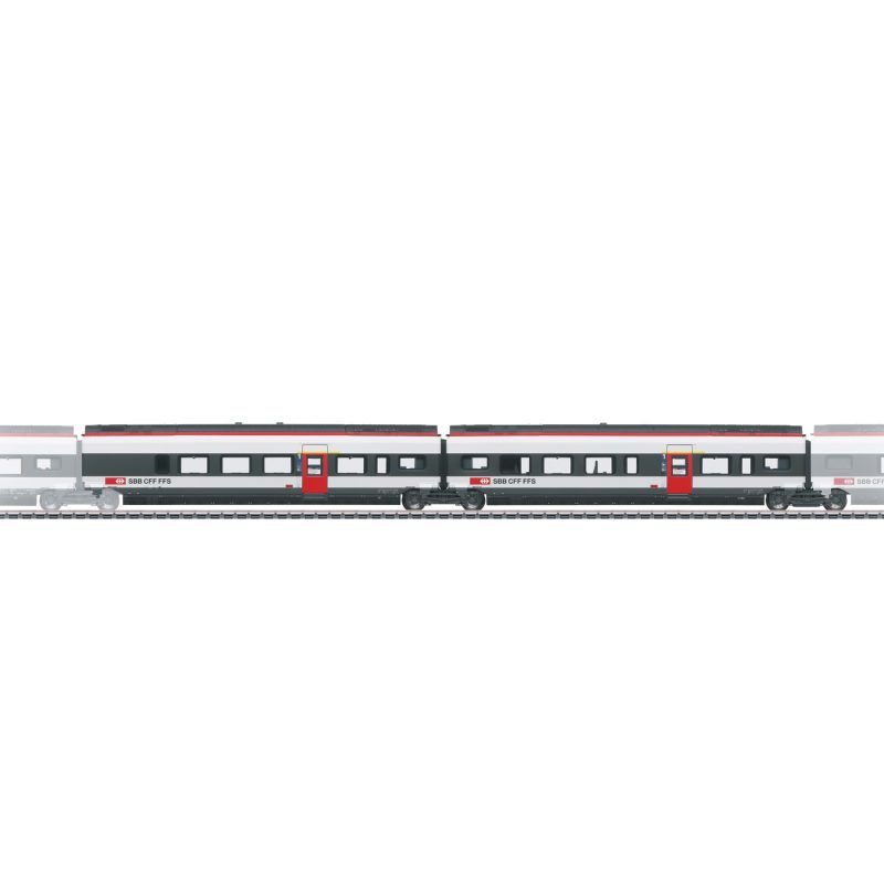 Märklin Add-On Car Set 3 for the Class RABe 501 022 Giruno 43453