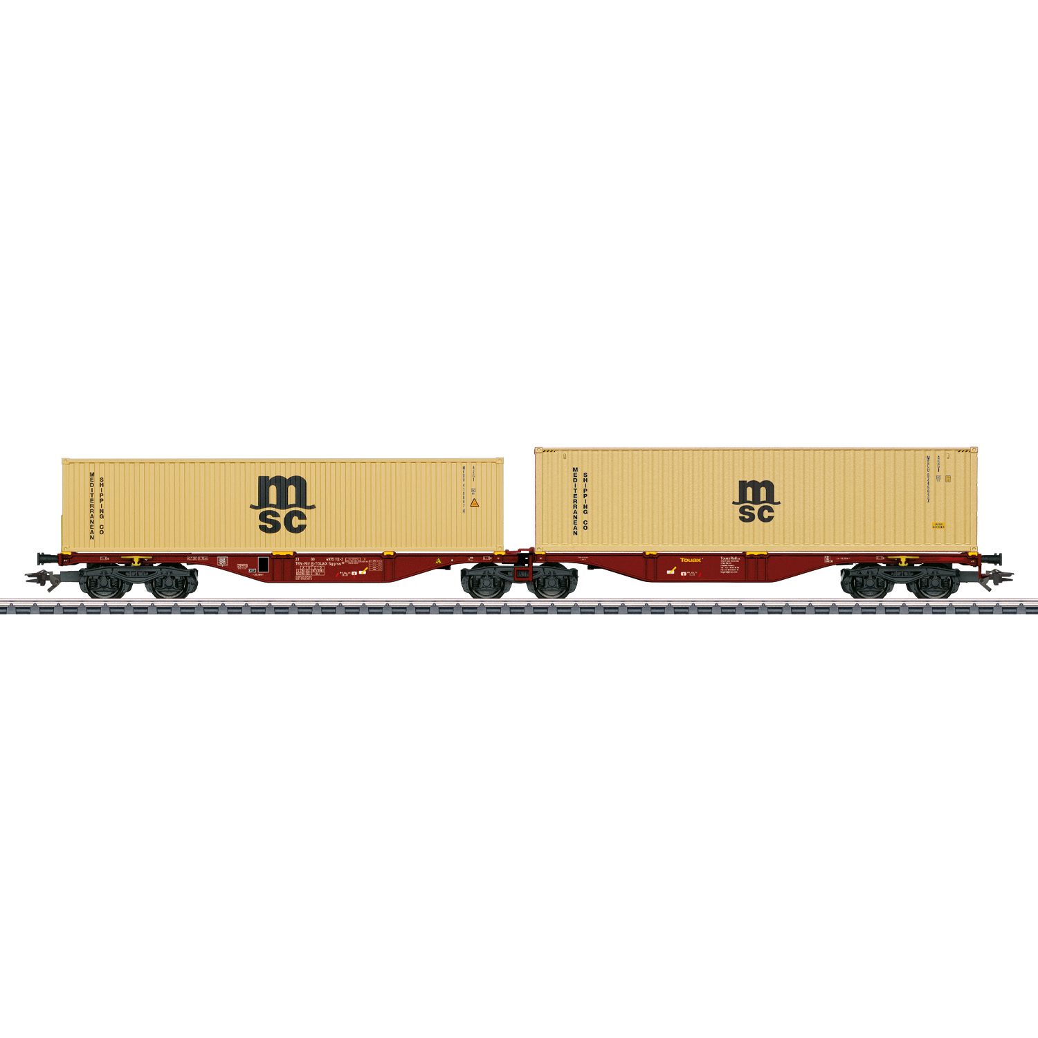 Märklin Type Sggrss 80 Double Container Transport Car 47816