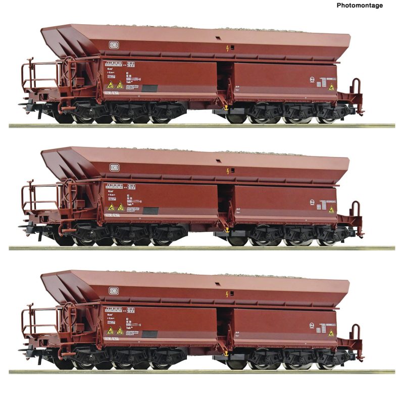 Roco 3 Piece Set 2: Ore Wagons, DB 77031