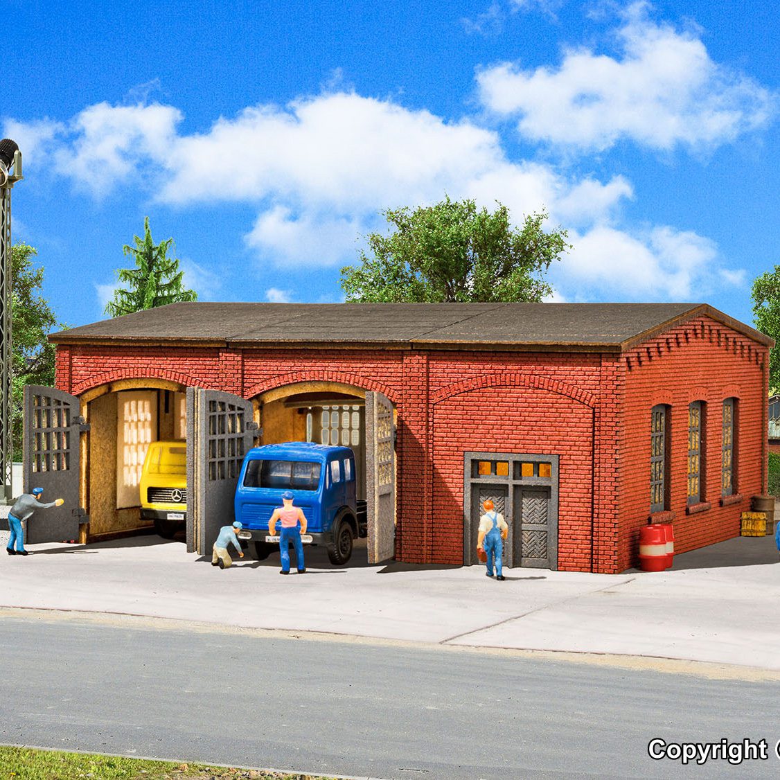 Vollmer Truck Workshop - Polyplate Kit 47558