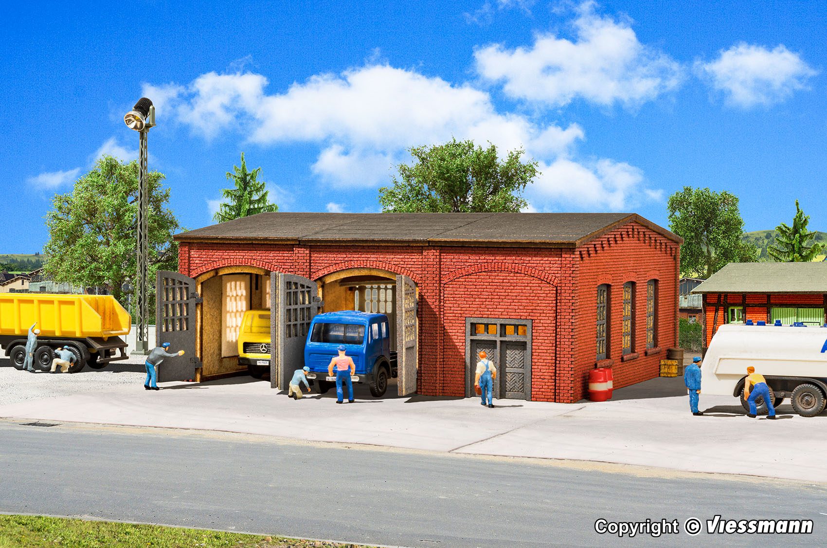 Vollmer Truck Workshop - Polyplate Kit 47558