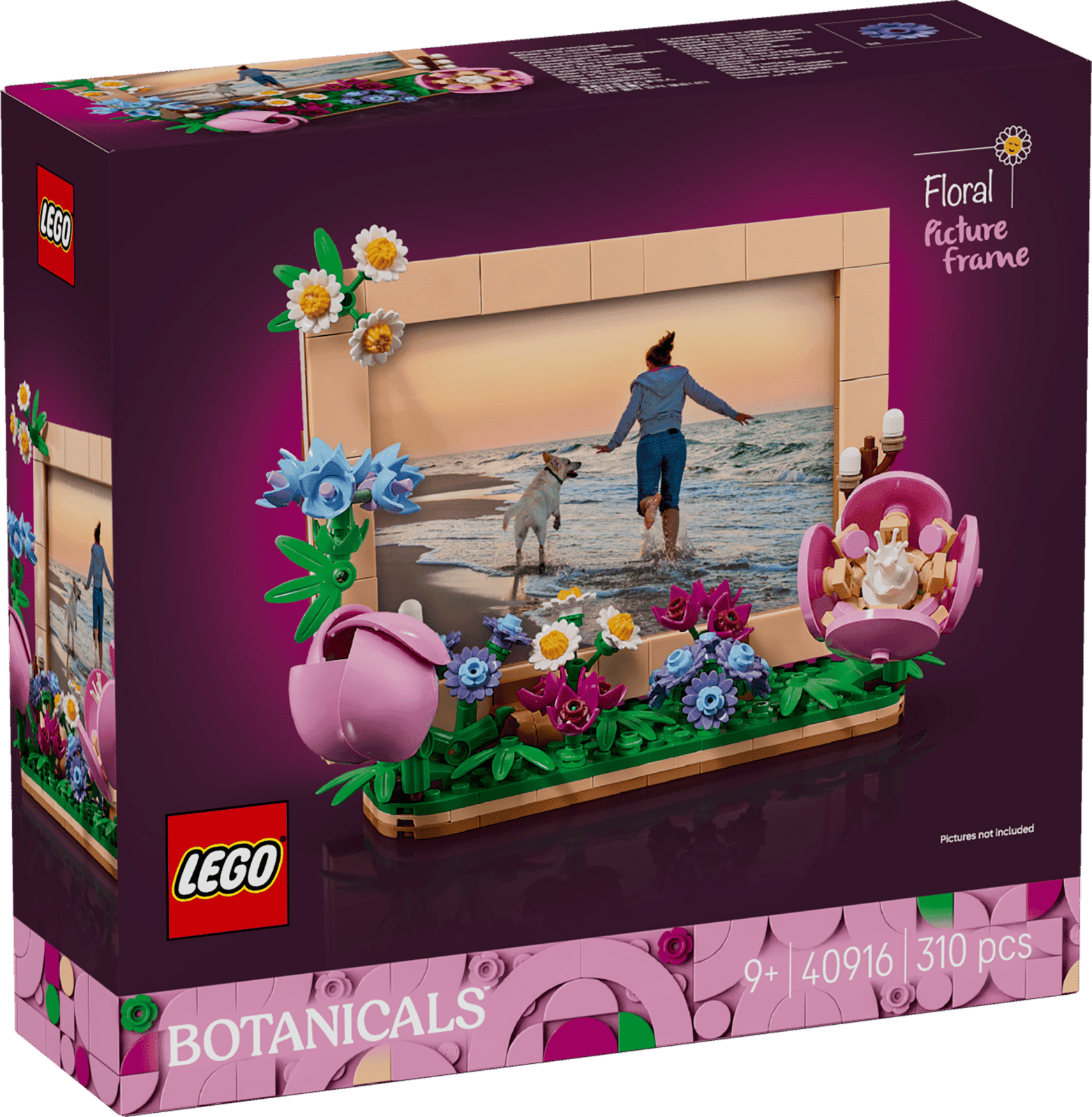 LEGO Botanicals Floral Picture Frame 40916 Packaging