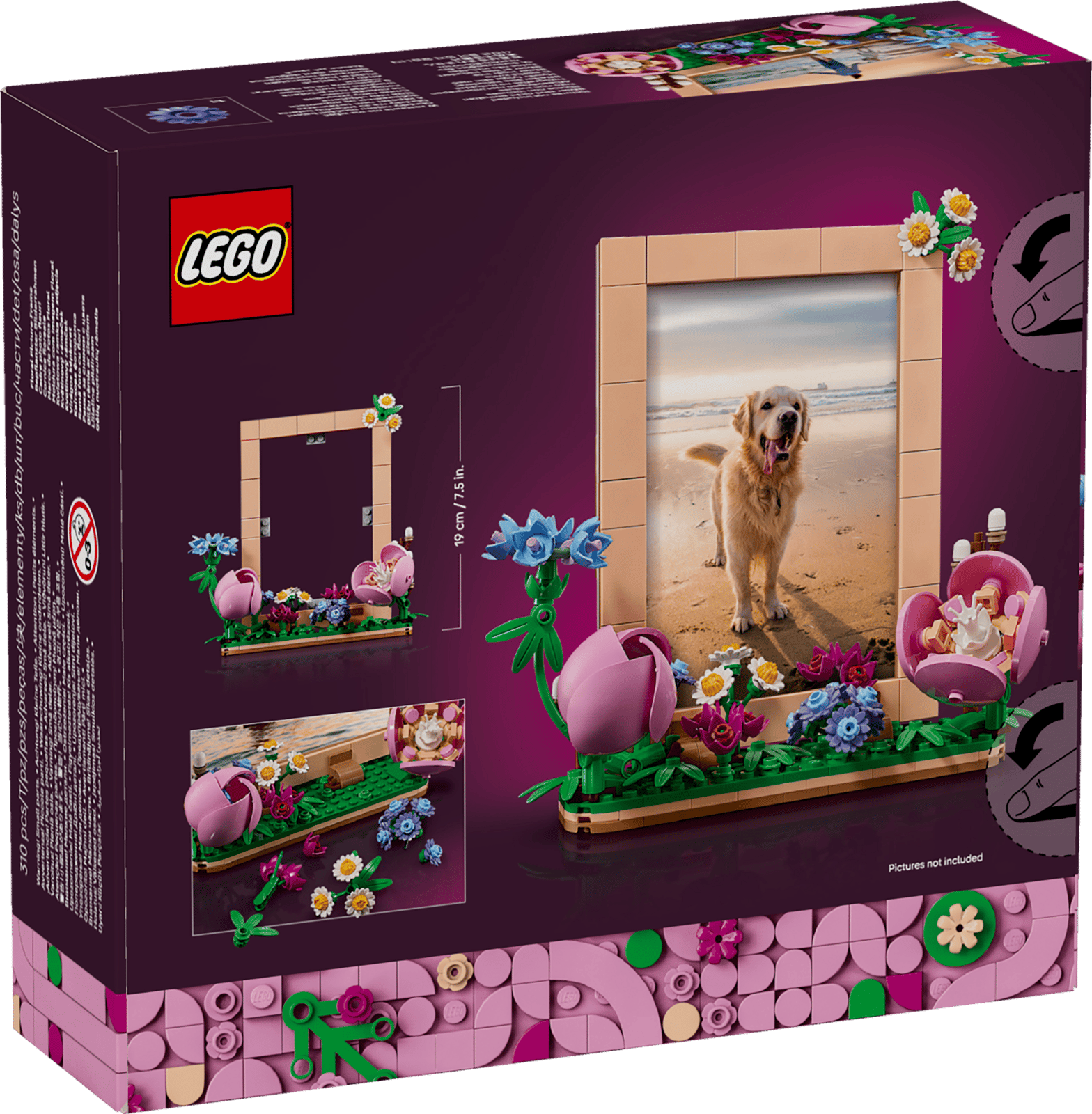 LEGO Botanicals Floral Picture Frame 40916 Packaging