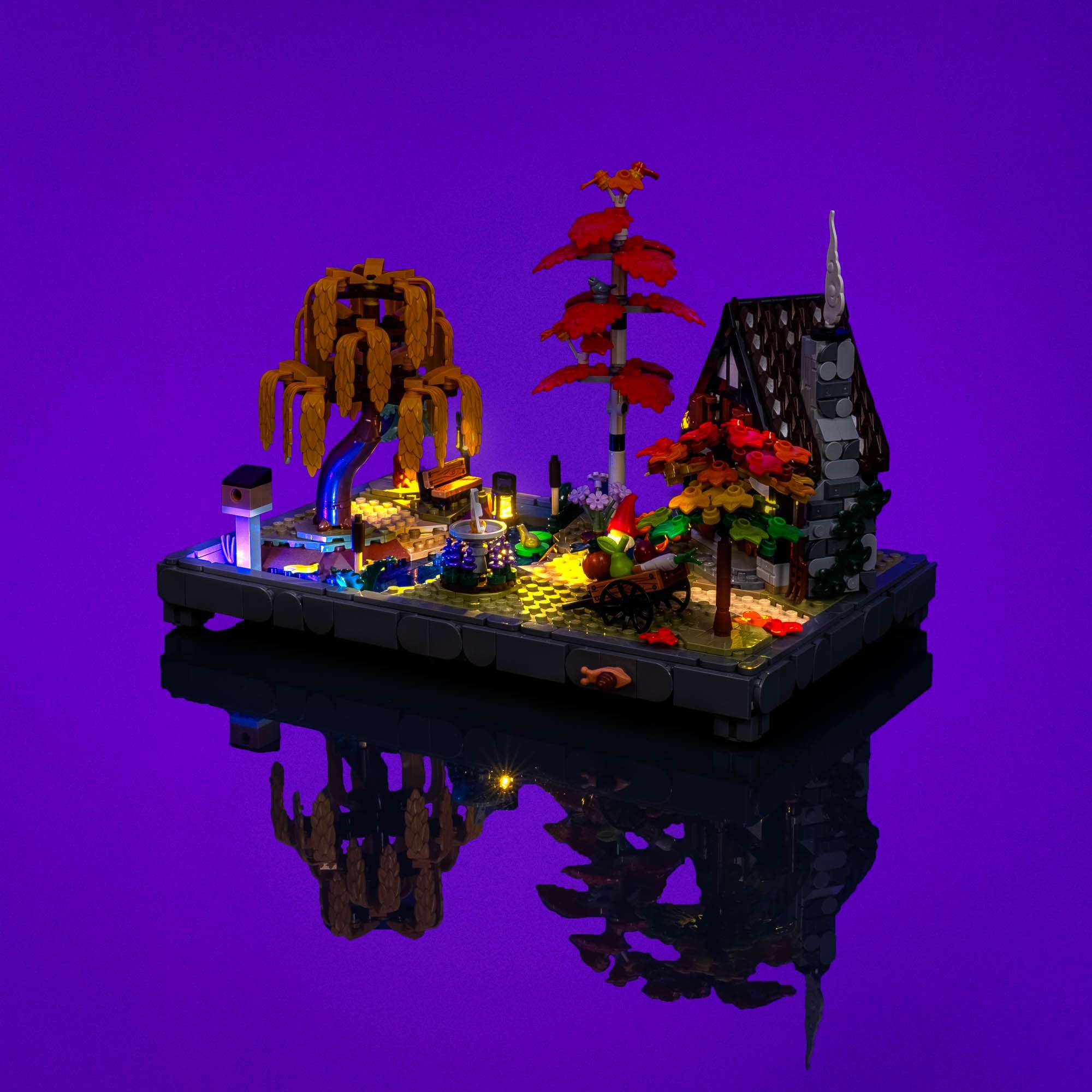 Light My Bricks (LMB) 2.0 Light Kit for LEGO® Autumn Cottage Garden #11372