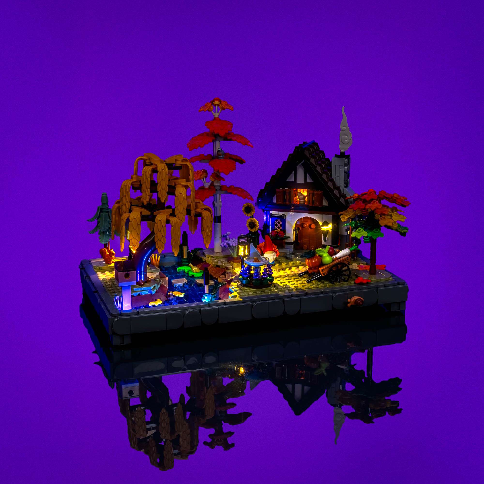 Light My Bricks (LMB) 2.0 Light Kit for LEGO® Autumn Cottage Garden #11372