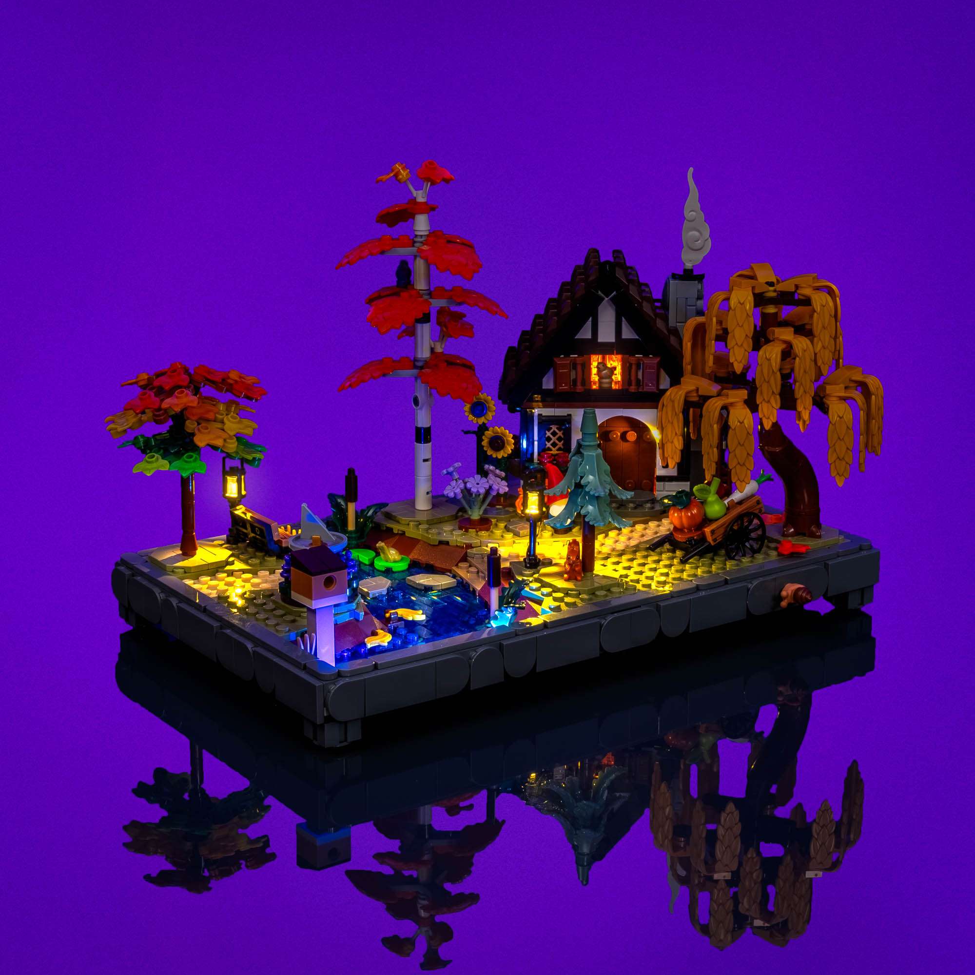 Light My Bricks (LMB) 2.0 Light Kit for LEGO® Autumn Cottage Garden #11372