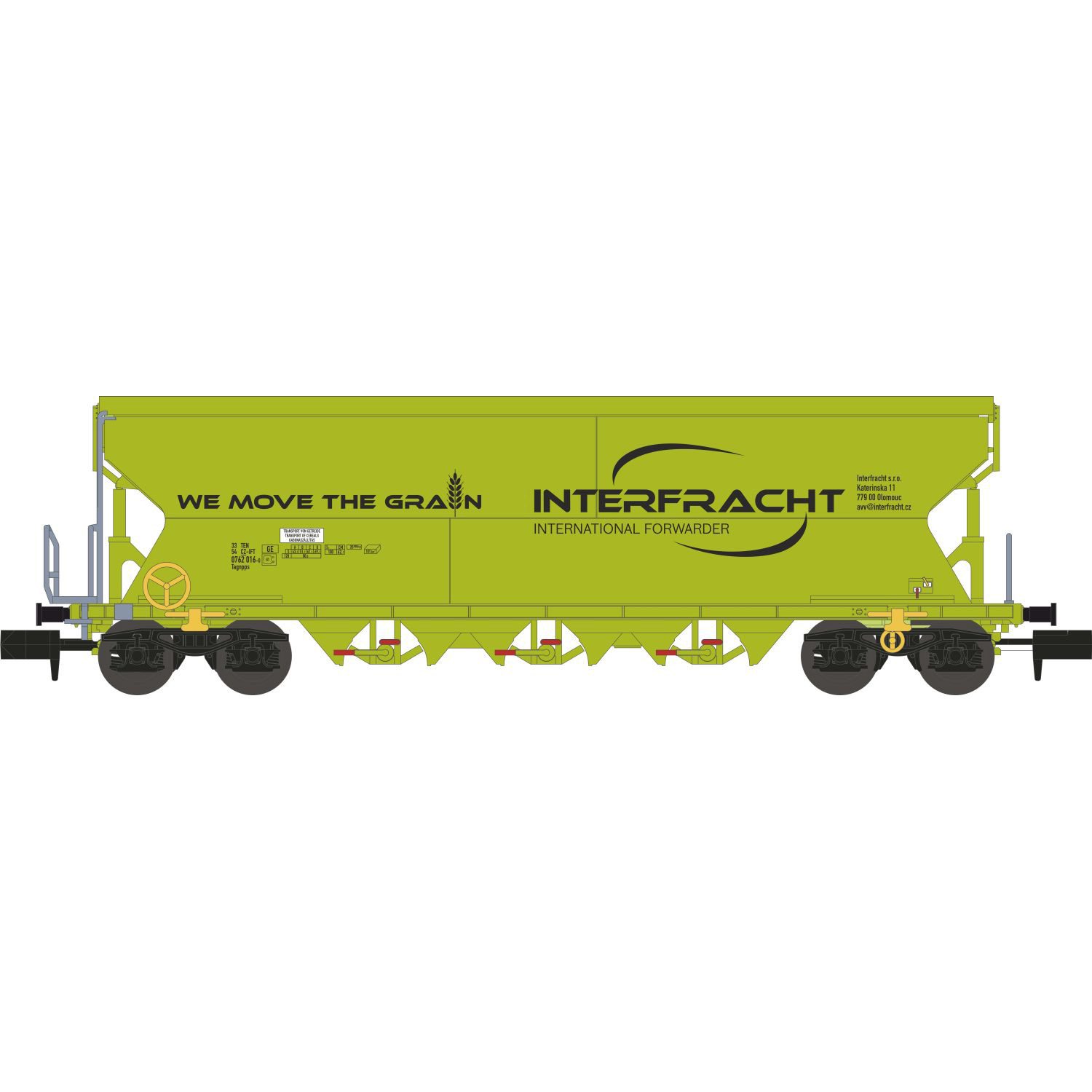 NME Grain Wagon Tagnpps 101m³, INTERFRACHT, Ep.VI 214605