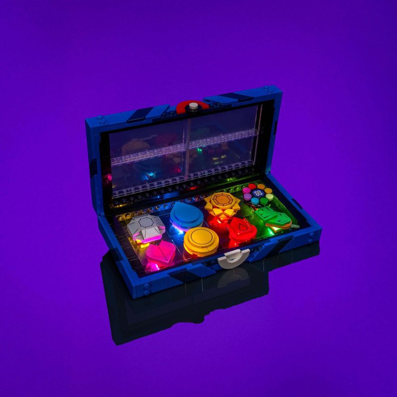 Light My Bricks (LMB) 2.0 Light Kit for LEGO® Pokémon™ Kanto Region Badge Collection #40892