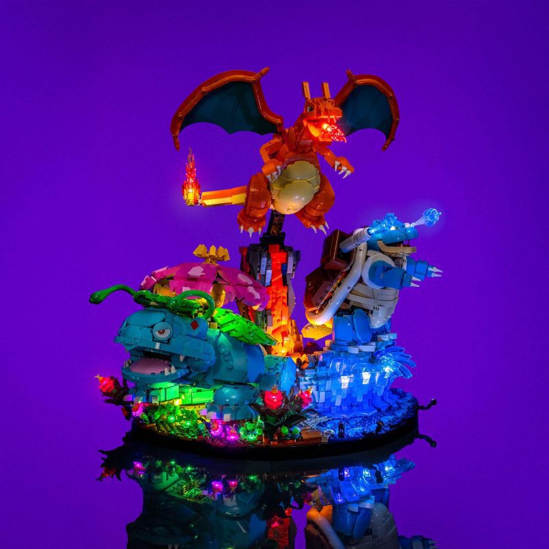 Light My Bricks (LMB) 2.0 Light Kit for LEGO® Pokémon™ Venusaur, Charizard and Blastoise #72153