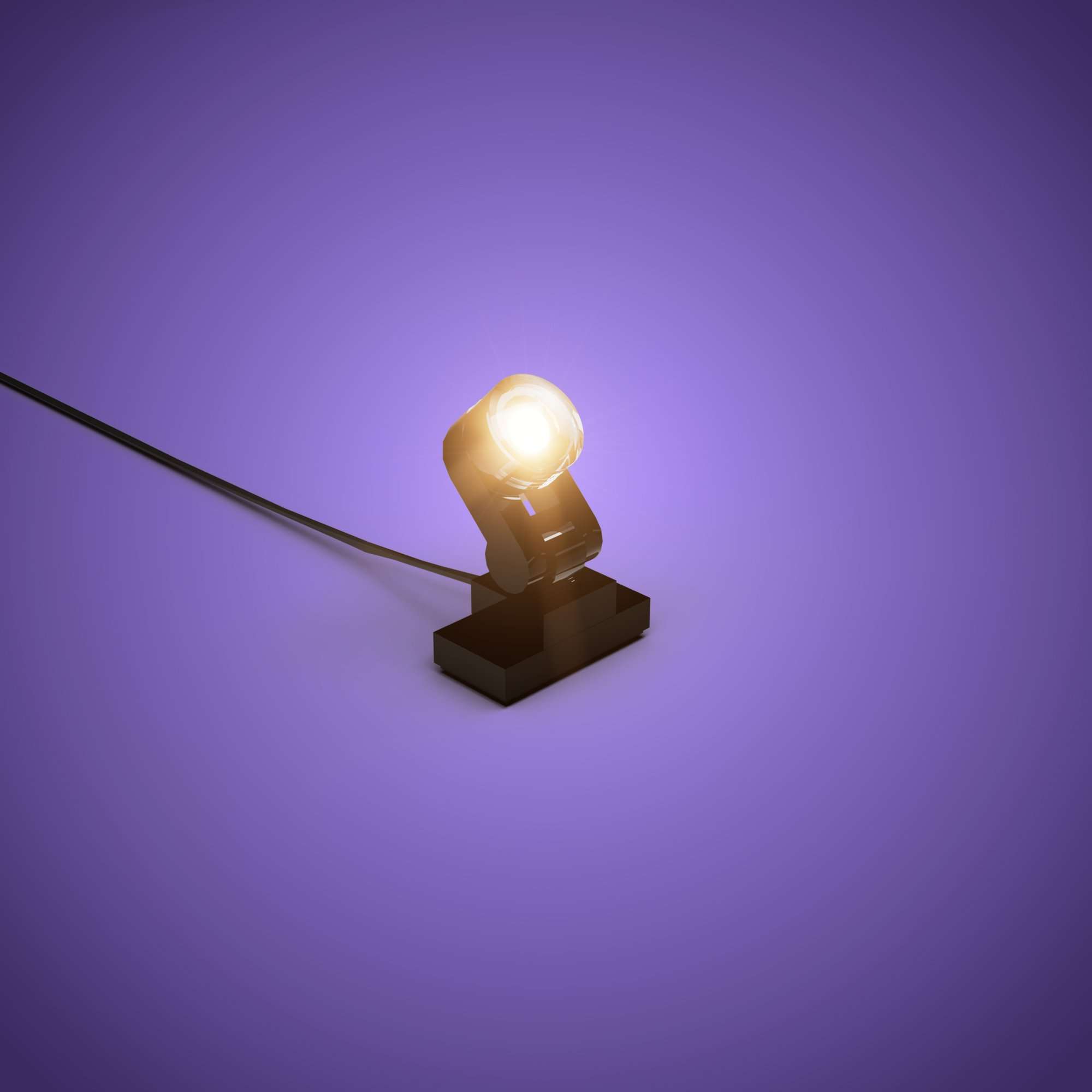 Light My Bricks (LMB) 2.0 – Astro Spotlight Pack - Warm White (4 Pack)