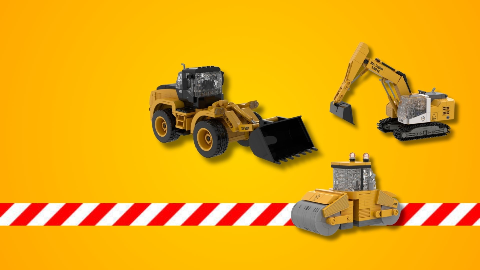Stone Heap Construction Vehicles