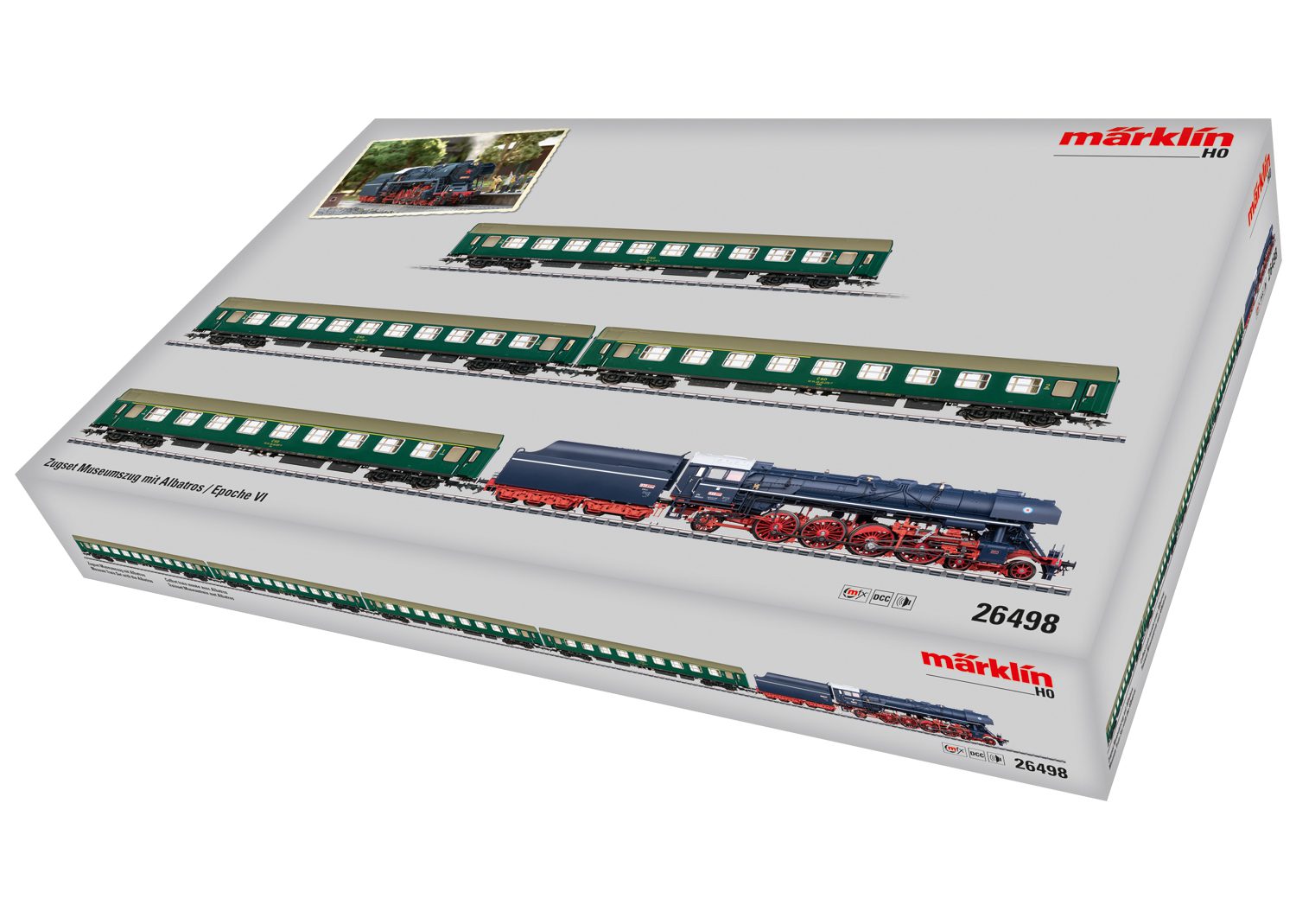 Märklin Museum Train Set with the Albatros 26498 Packaging