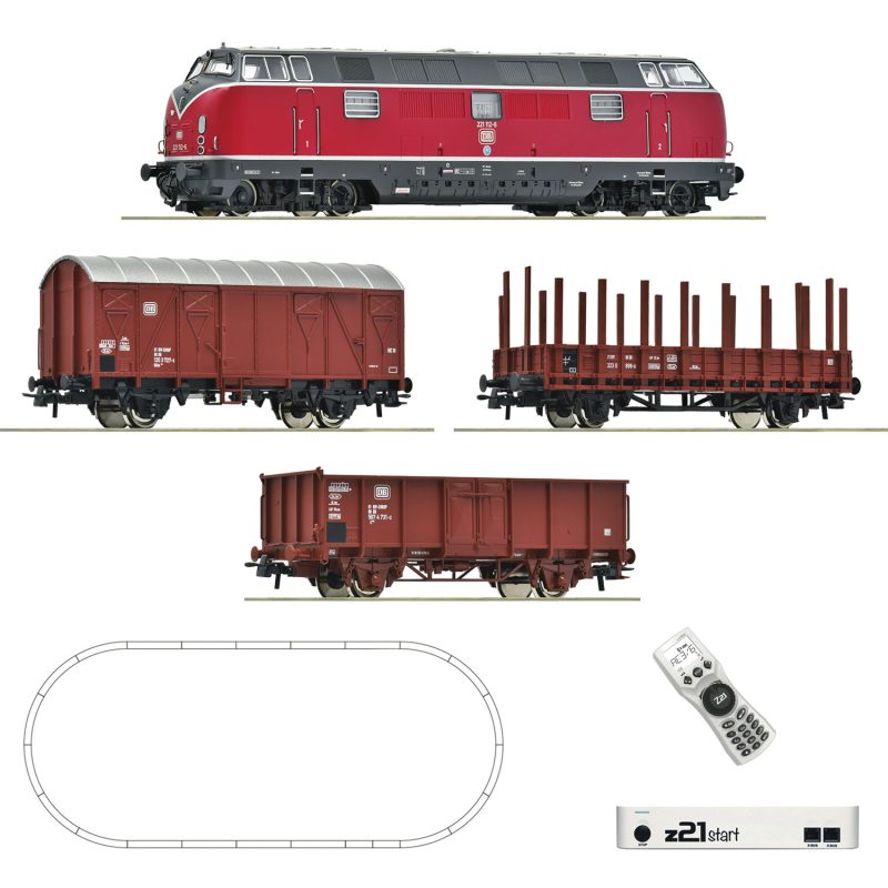 Z21 Start Digital Set: Diesel Locomotive Class 221 with Goods Train, DB 5110008