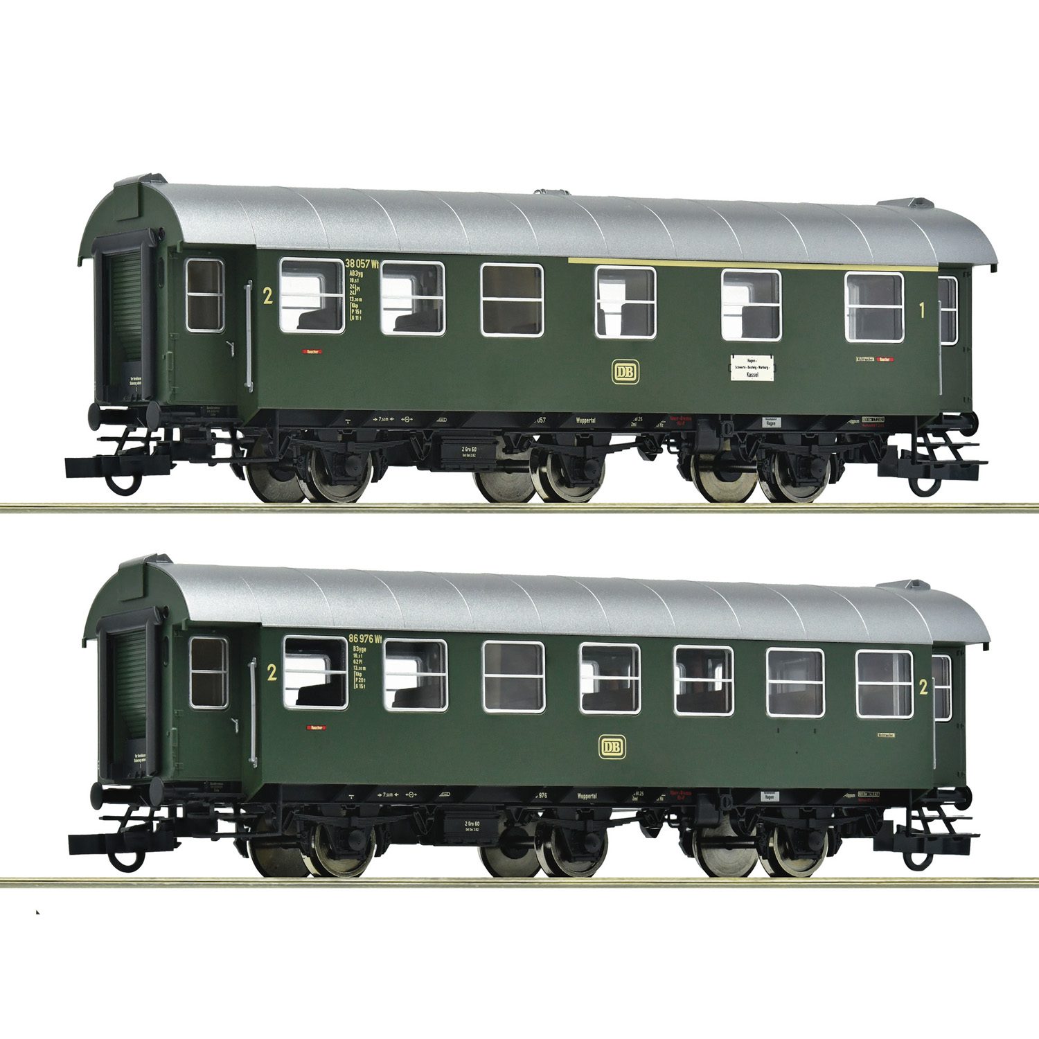 Roco 2 Piece Set (1): Conversion Coaches, DB 6200123