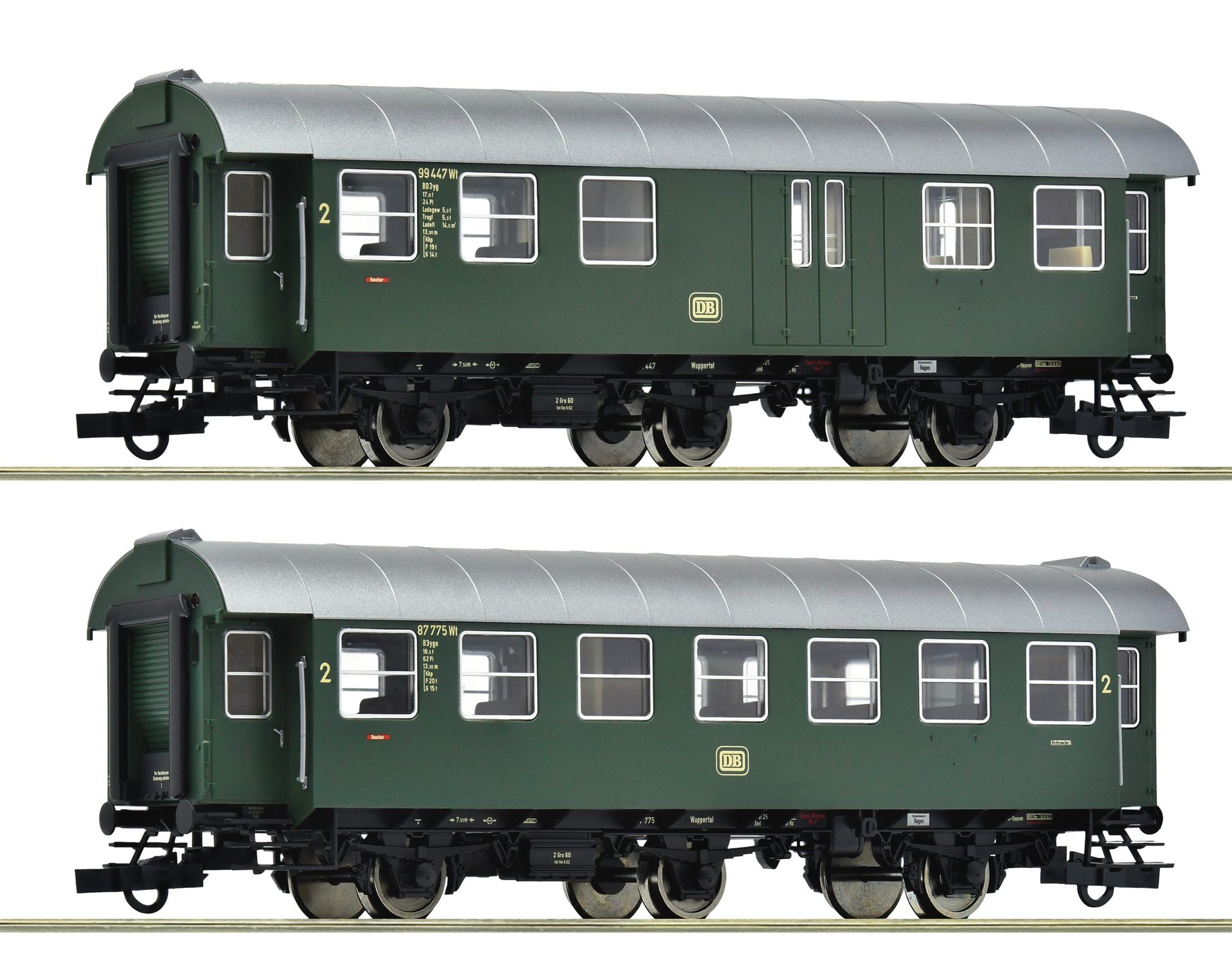 Roco 2 Piece Set (2): Conversion Coaches, DB 6200124