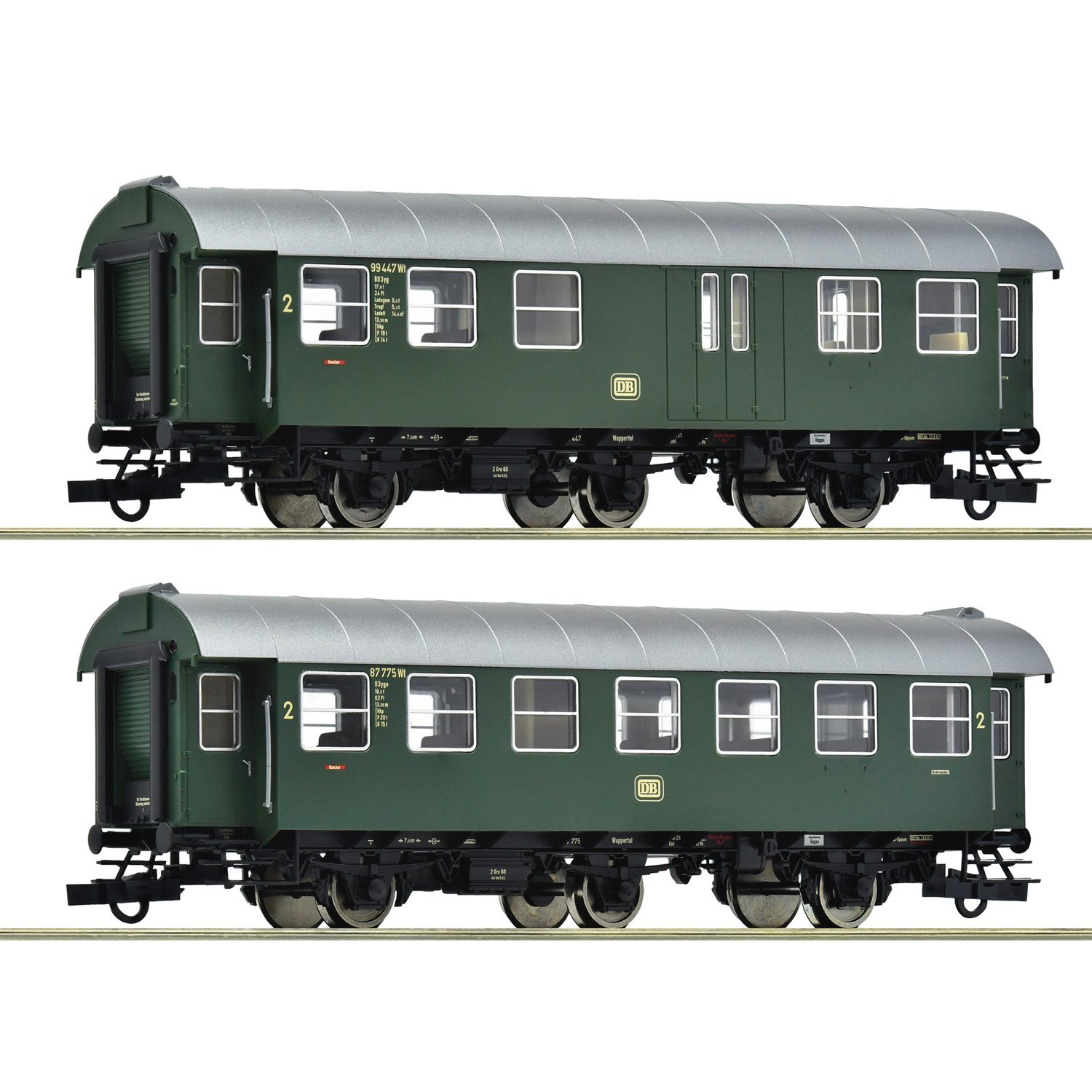 Roco 2 Piece Set (2): Conversion Coaches, DB 6200124