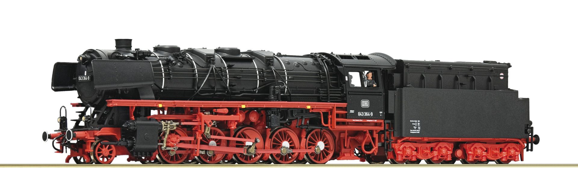 Roco Steam Locomotive Class 043, DB 7110018
