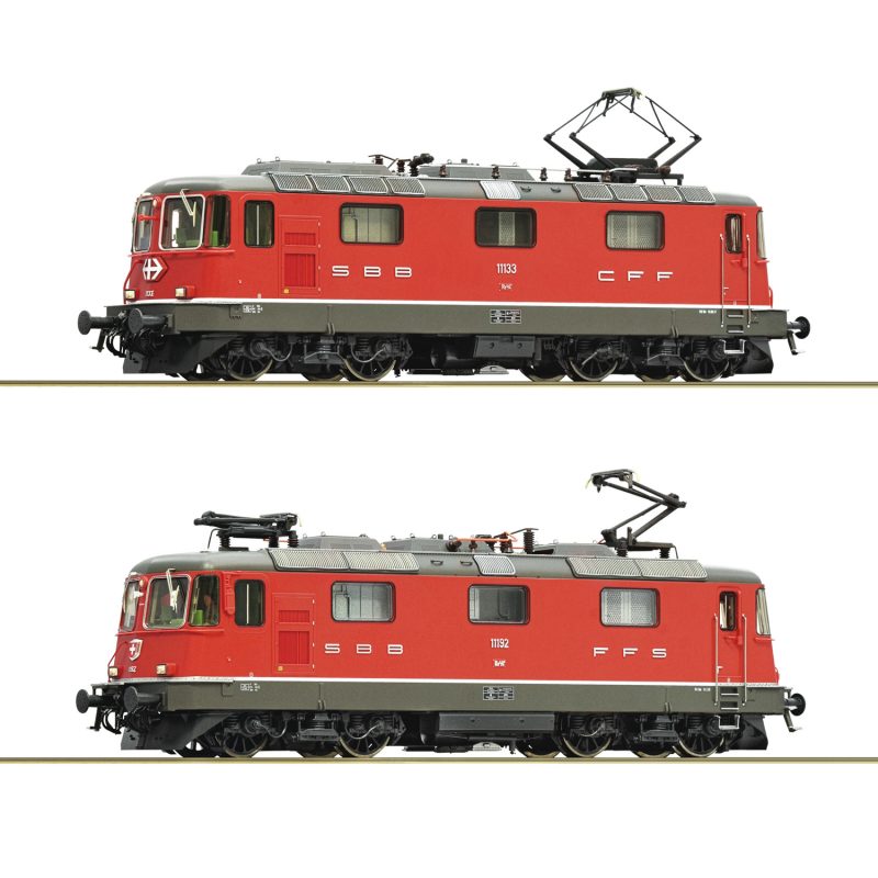 Roco 2 Piece Set: Electric Locomotive Re 4/4 II 11133 and Re 4/4 II 11192, SBB 7500127