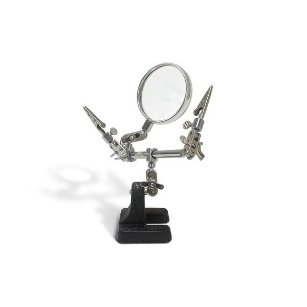 Velleman Third Hand With Magnifying Glass VTHHN