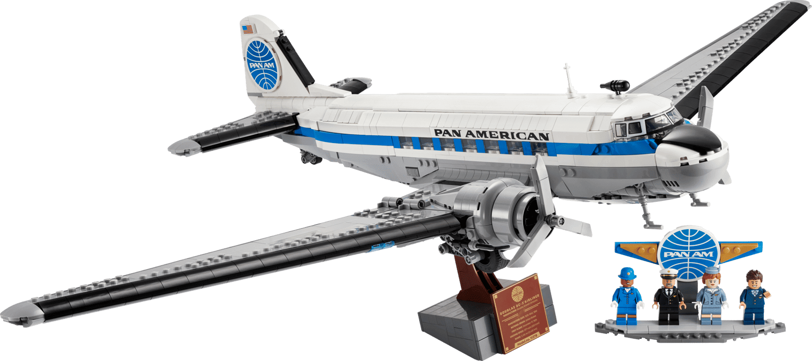 LEGO Icons Douglas™ DC-3™ PAN AM® Airliner 11378