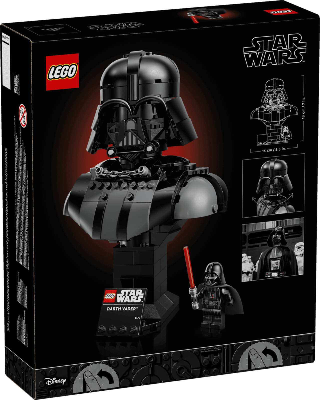 LEGO Star Wars Darth Vader™ Bust 75439 Packaging