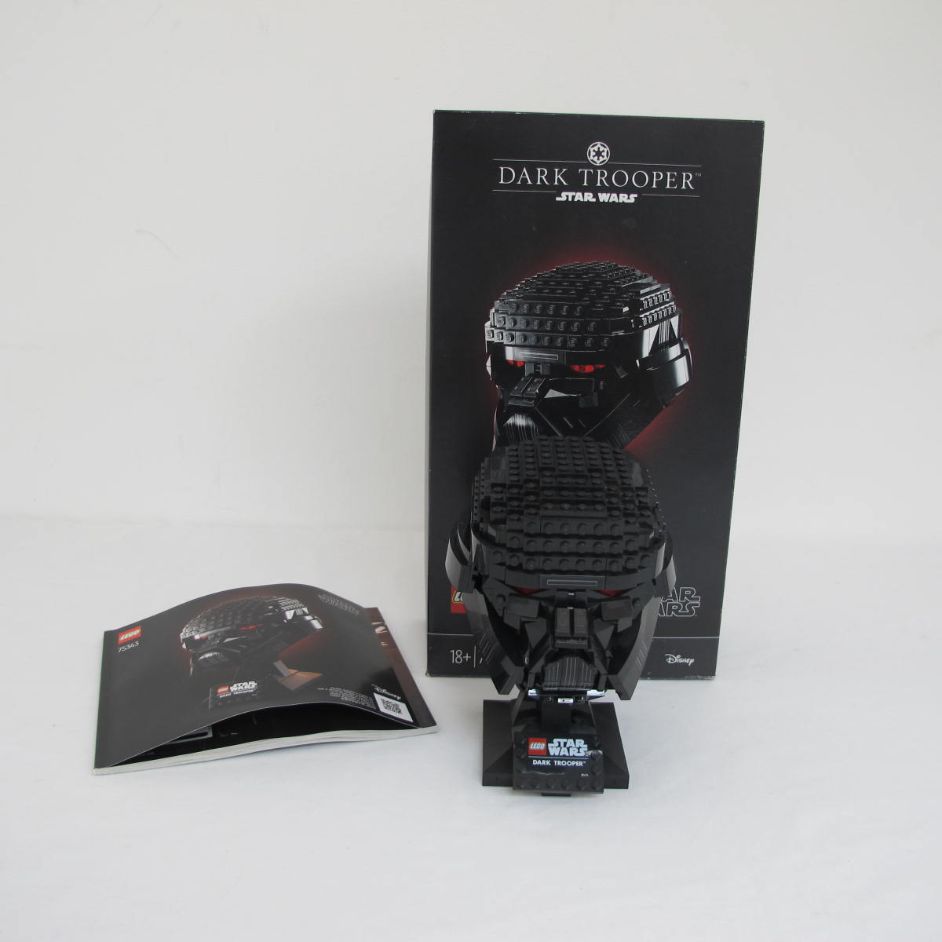 Dark Trooper Helmet. Complete with instructions and box