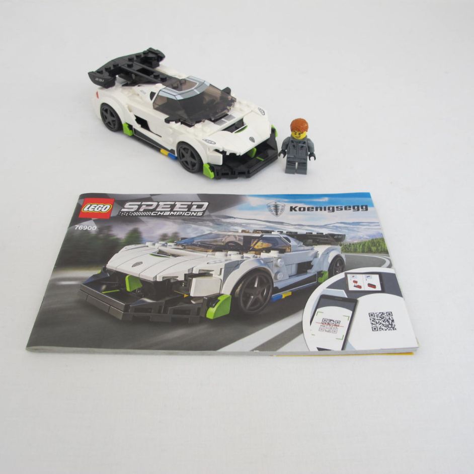 Koenigsegg Jesko. Incomplete with instructions, no box