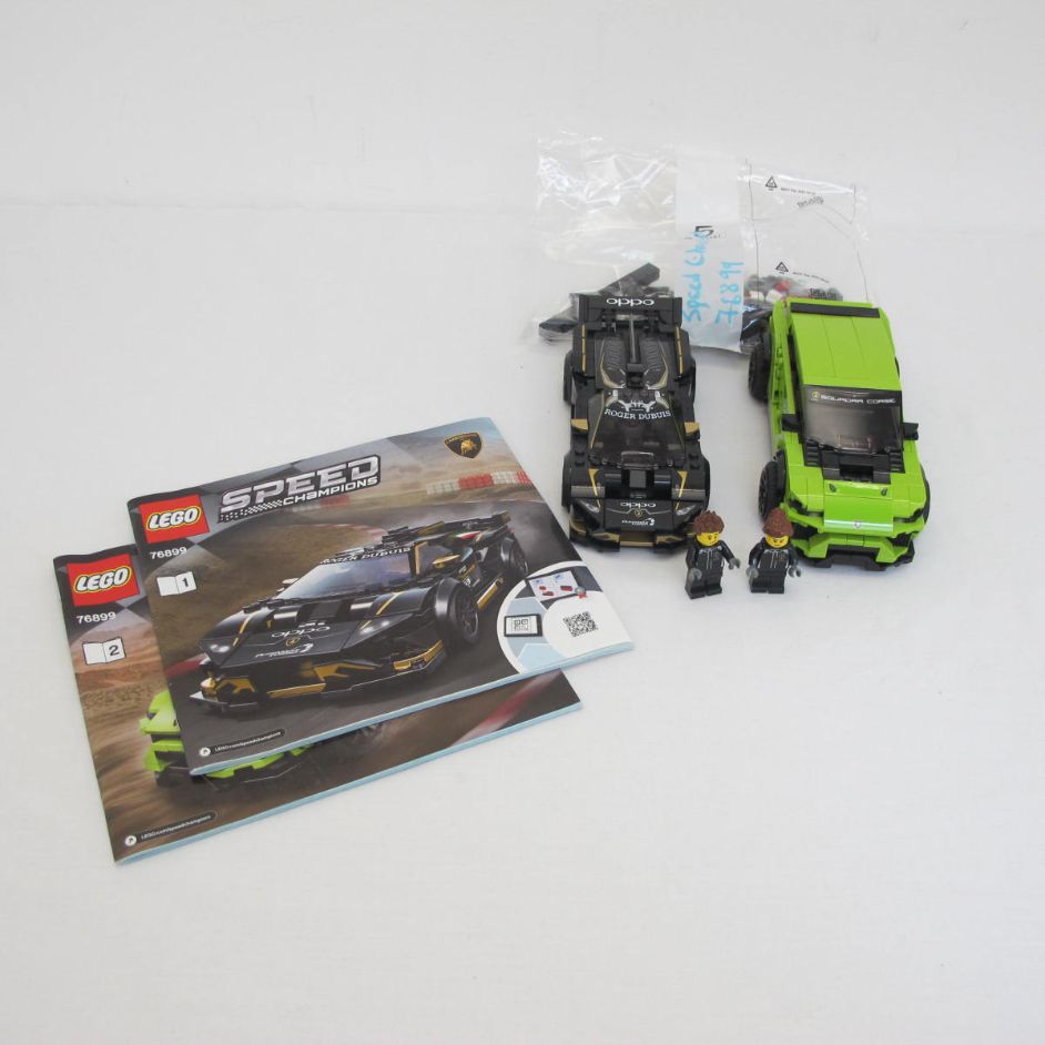 Lamborghini Urus ST-X & Lamborghini Huracán Super Trofeo EVO. Incomplete with instructions, no box