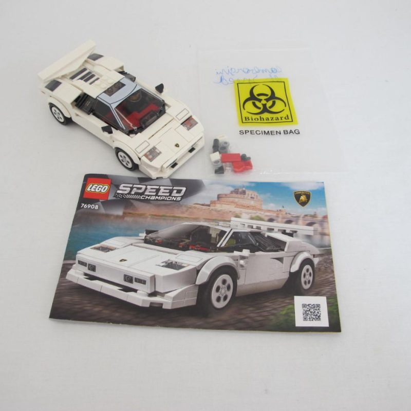 Lamborghini Countach. Incomplete with instructions, no box