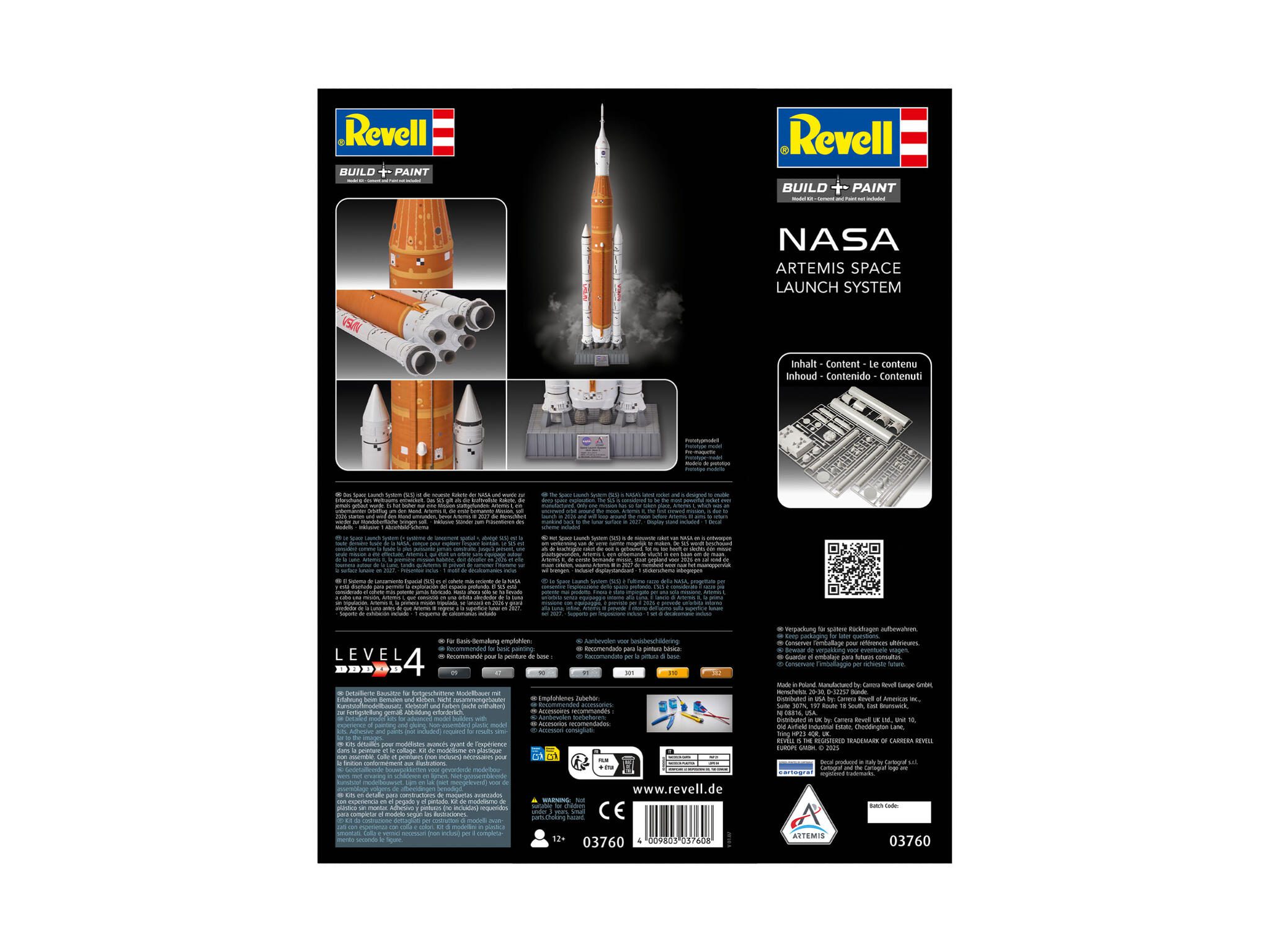Revell NASA Artemis Space Launch System (SLS) 03760