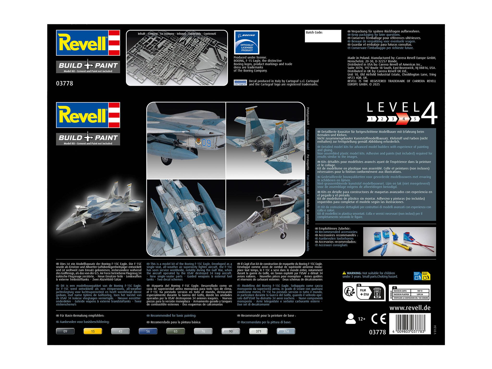 Revell Boeing F-15C Eagle 03778