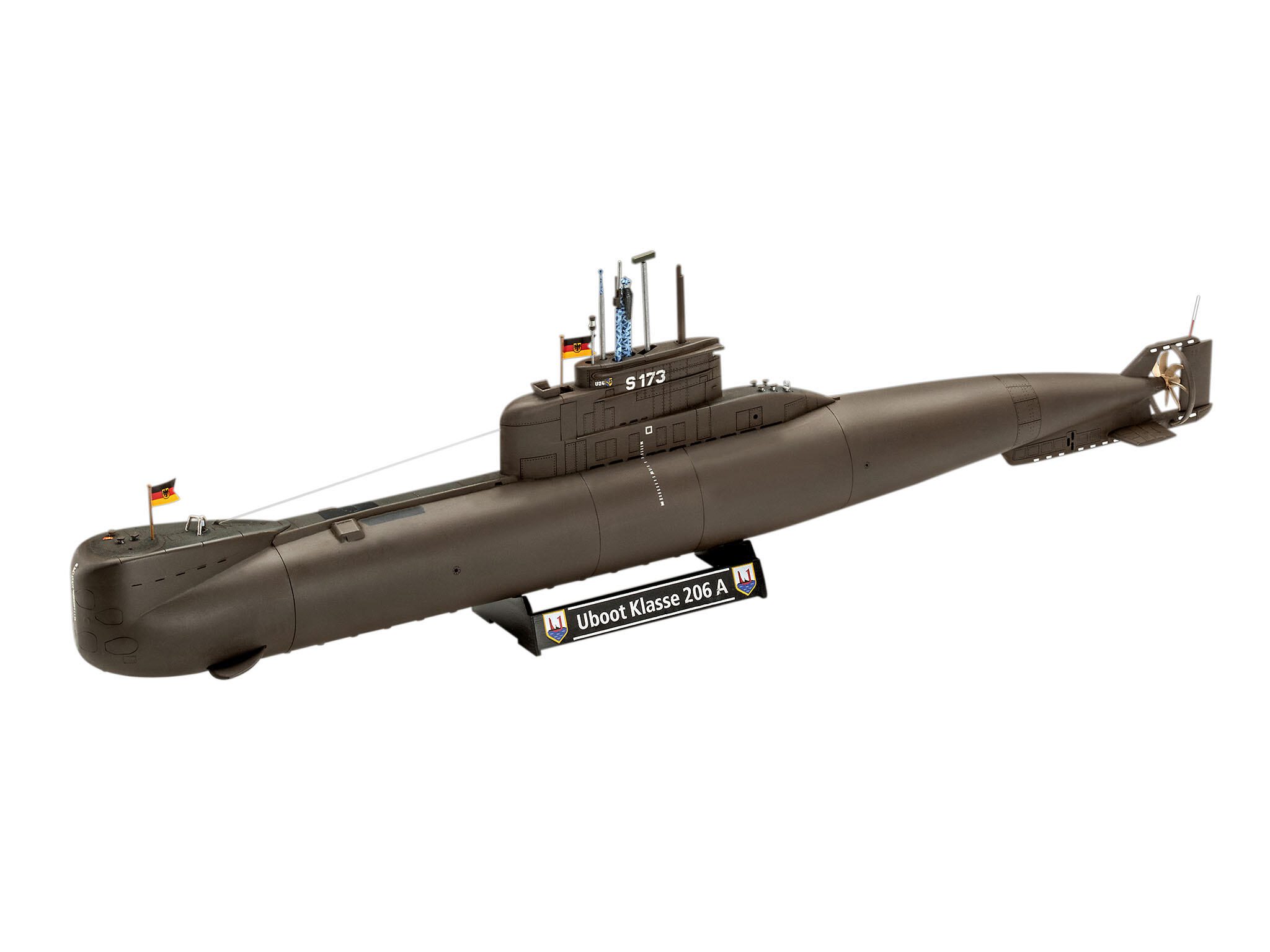 Revell 70 Years Bundeswehr: Wilhelm Bauer, Type 206A, Class 2 05186