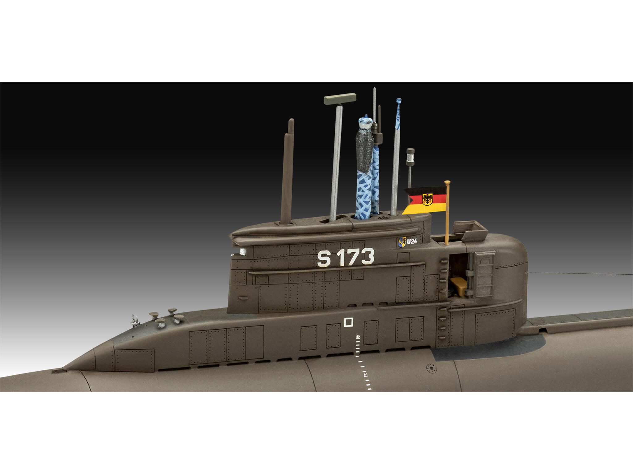 Revell 70 Years Bundeswehr: Wilhelm Bauer, Type 206A, Class 2 05186