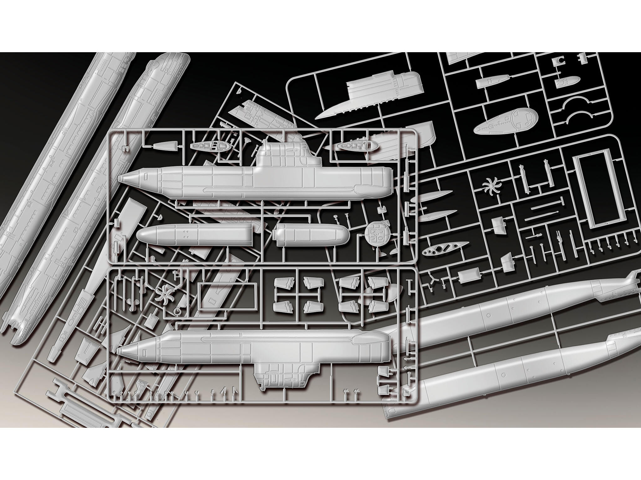 Revell 70 Years Bundeswehr: Wilhelm Bauer, Type 206A, Class 2 05186