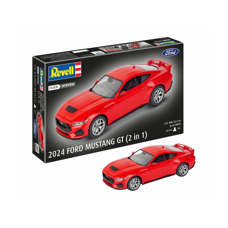 Revell 2024 Ford Mustang GT Click System 07743