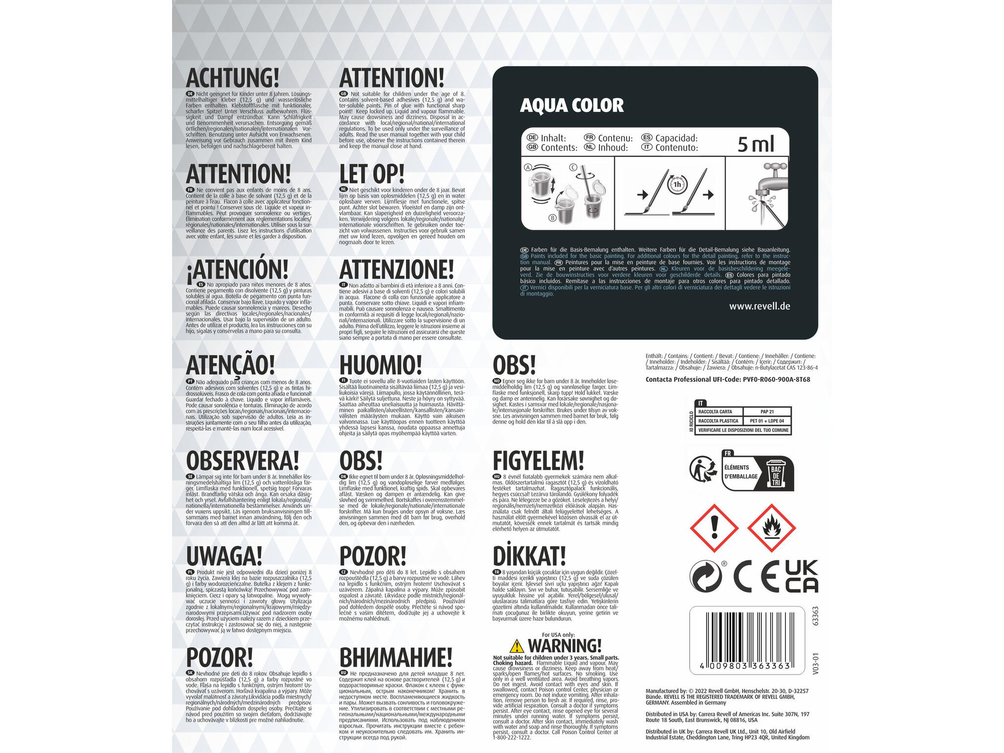 Revell Model Set Flakpanzer IV "Möbelwagen" 3.7cm Flak 63363