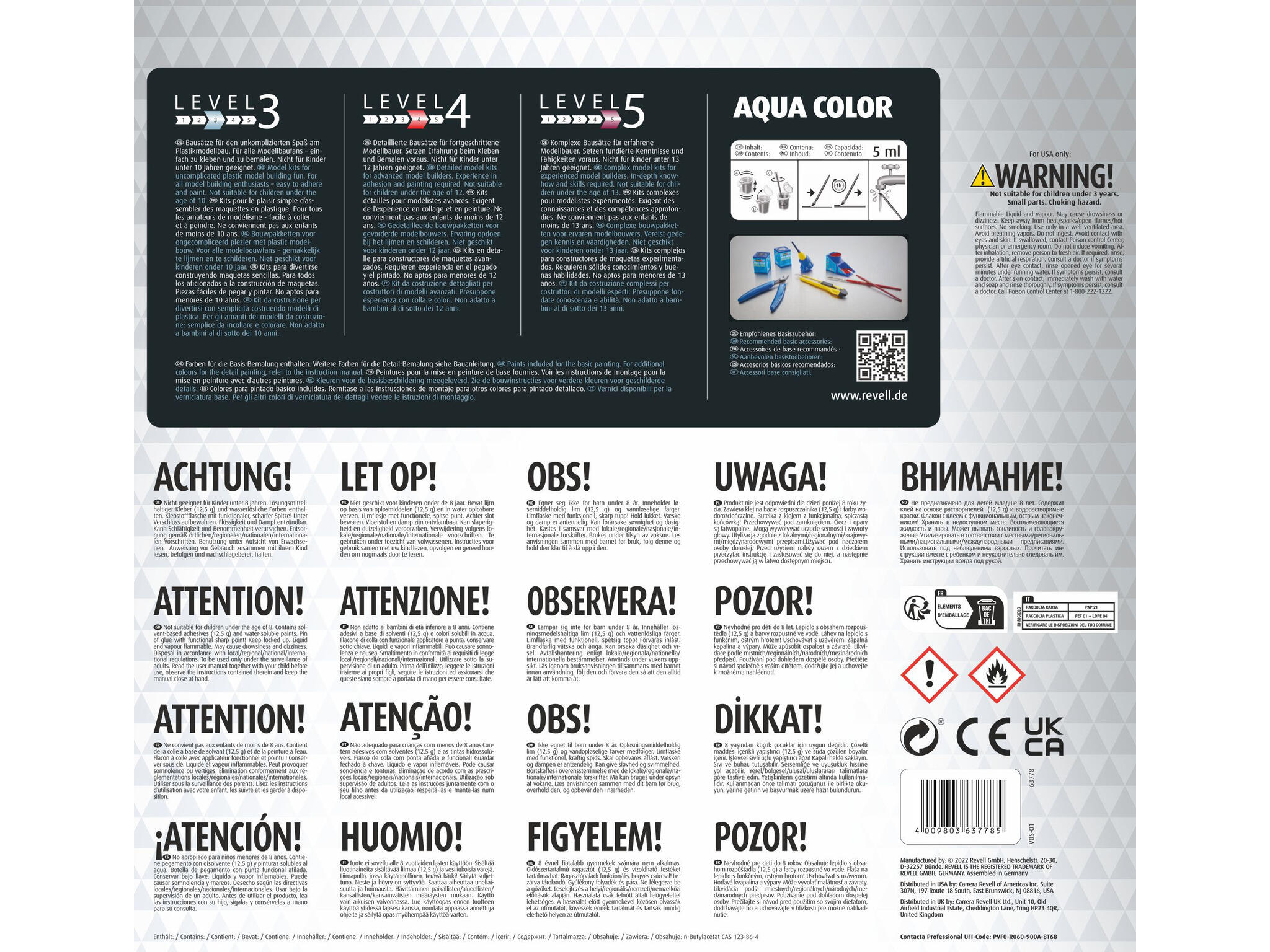 Revell Model Set Boeing F-15C Eagle 63778