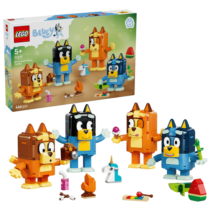 LEGO Brick-Built Bluey Family 11217