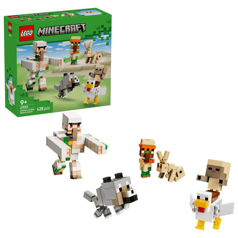 LEGO Minecraft Chicken Jockey Desert Attack 21592