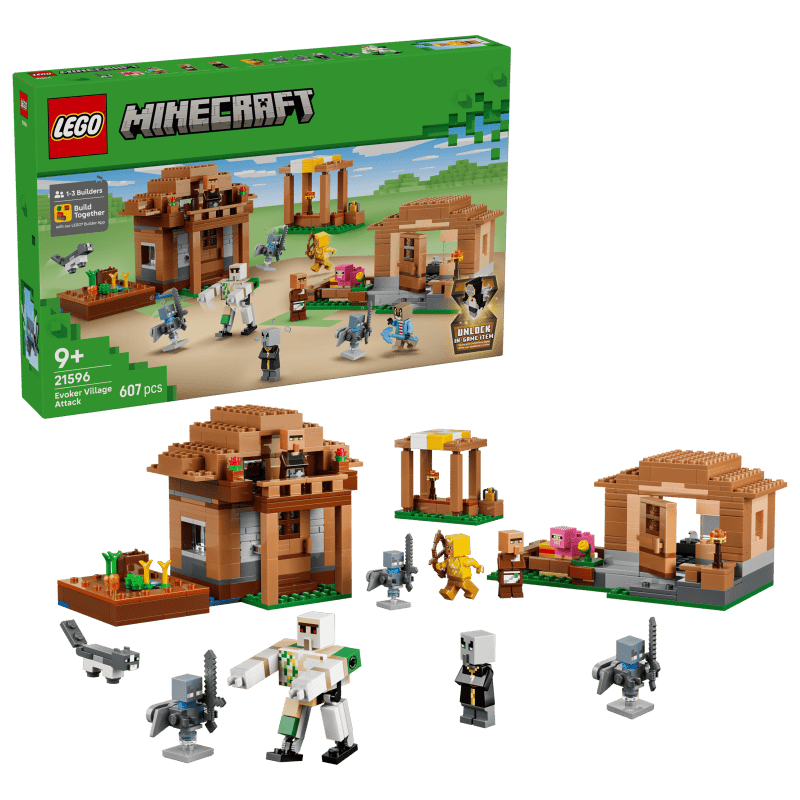 LEGO Minecraft Evoker Village Attack 21596