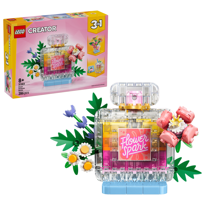 LEGO Creator 3in1 Floral Decor Perfume Bottle 31383