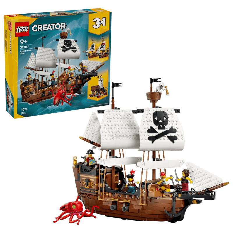 LEGO Creator 3in1 Iconic Pirate Ship 31387