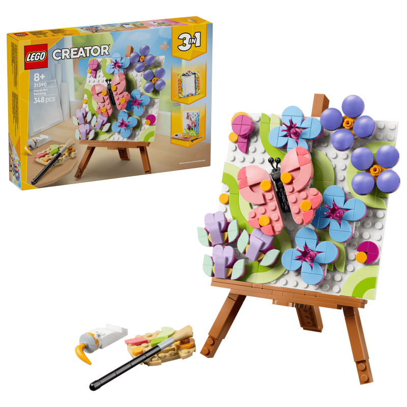 LEGO Creator 3in1 Floral Art Decor Painting 31390