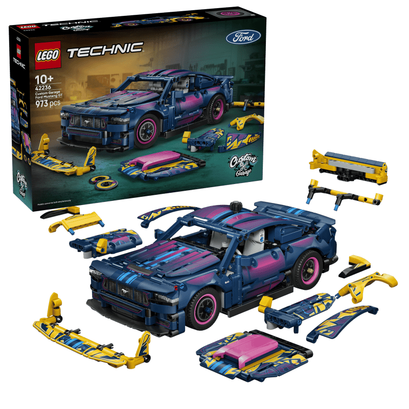 LEGO Technic Custom Garage Ford Mustang GT Car 42236