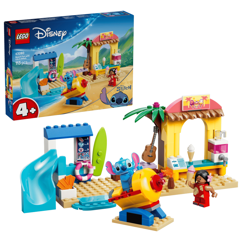 LEGO Disney Beach Fun with Lilo & Stitch 43280