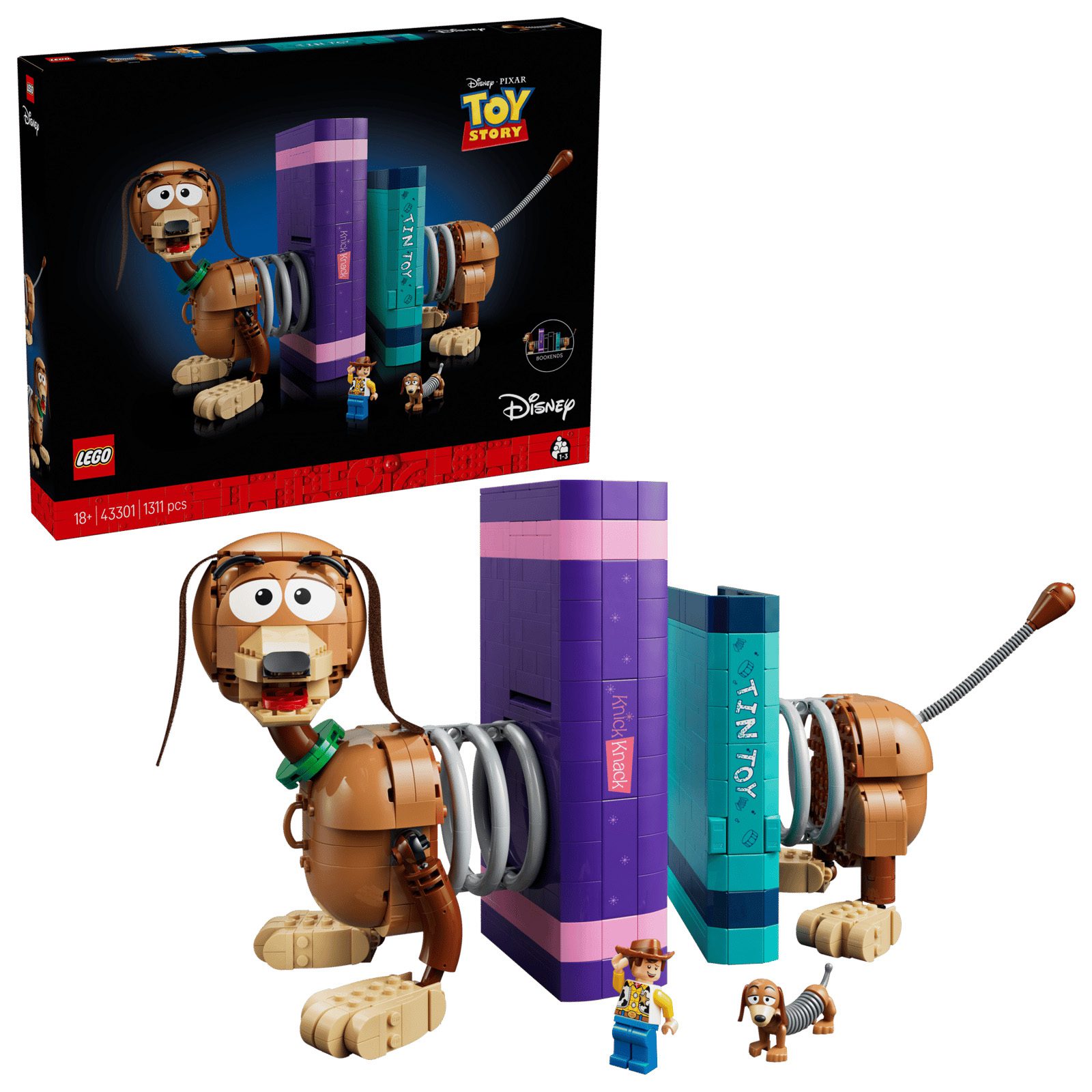 LEGO Toy Story Slinky Dog Bookends 43301