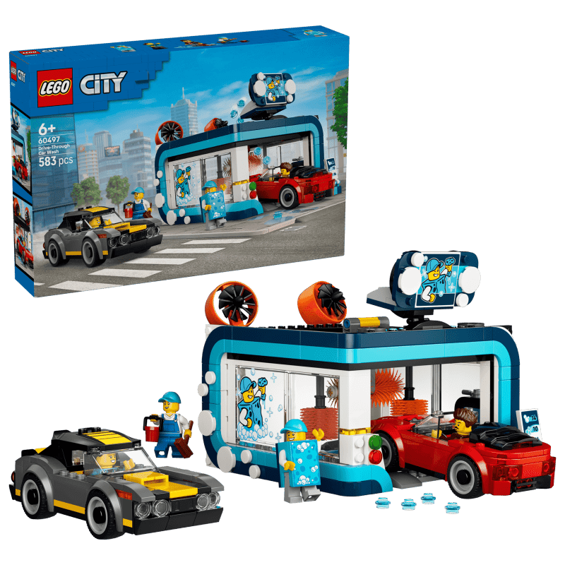 LEGO City Drive-Through Car Wash 60497