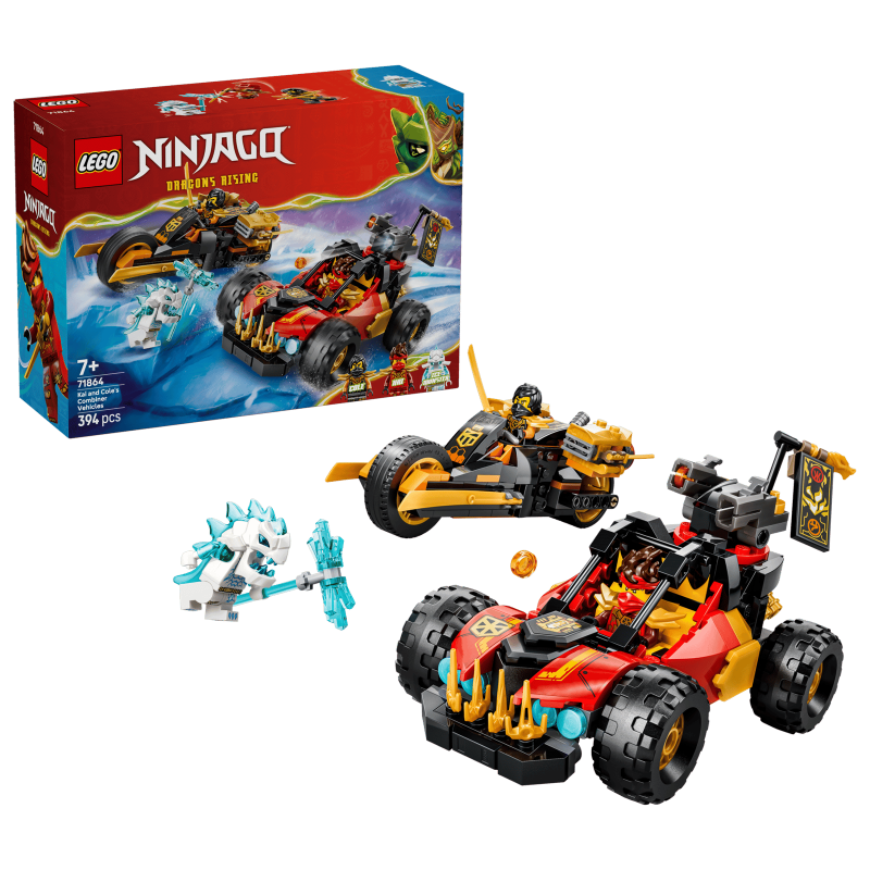 LEGO Ninjago Kai and Cole's Combiner Vehicles 71864