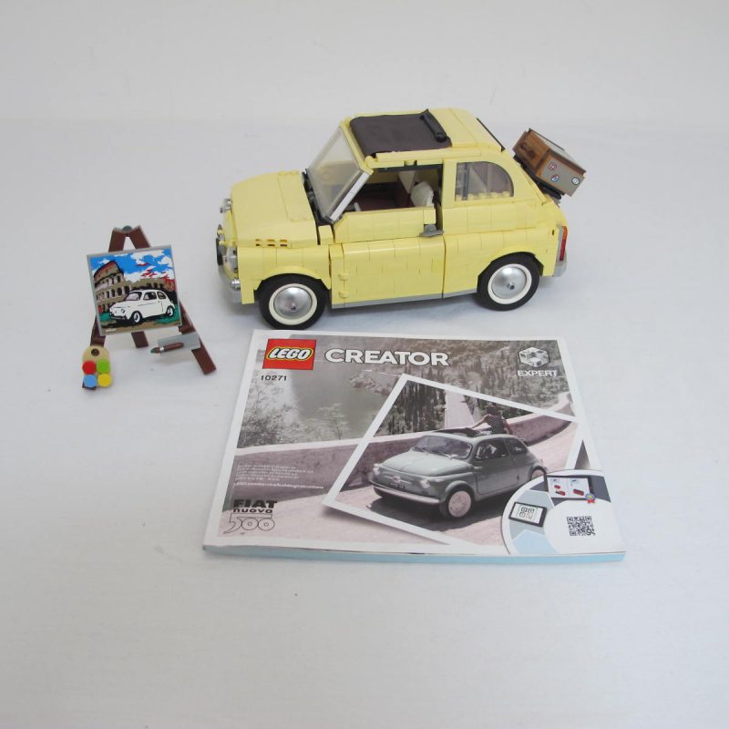 Fiat 500 {Bright Light Yellow Edition}. Complete with instructions, no box